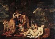 POUSSIN, Nicolas The Nurture of Bacchus oil painting